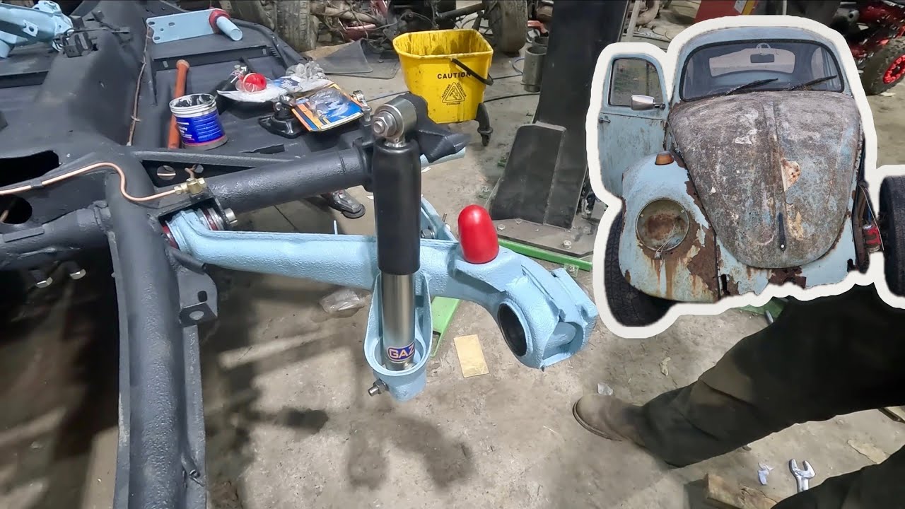 Classic VW Beetle IRS suspension Rebuild / Install Restoration ep8