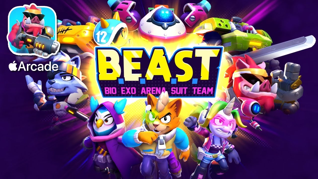 BEAST: Bio Exo Arena Suit Team - iOS (Apple Arcade ) Online Multiplayer Gameplay