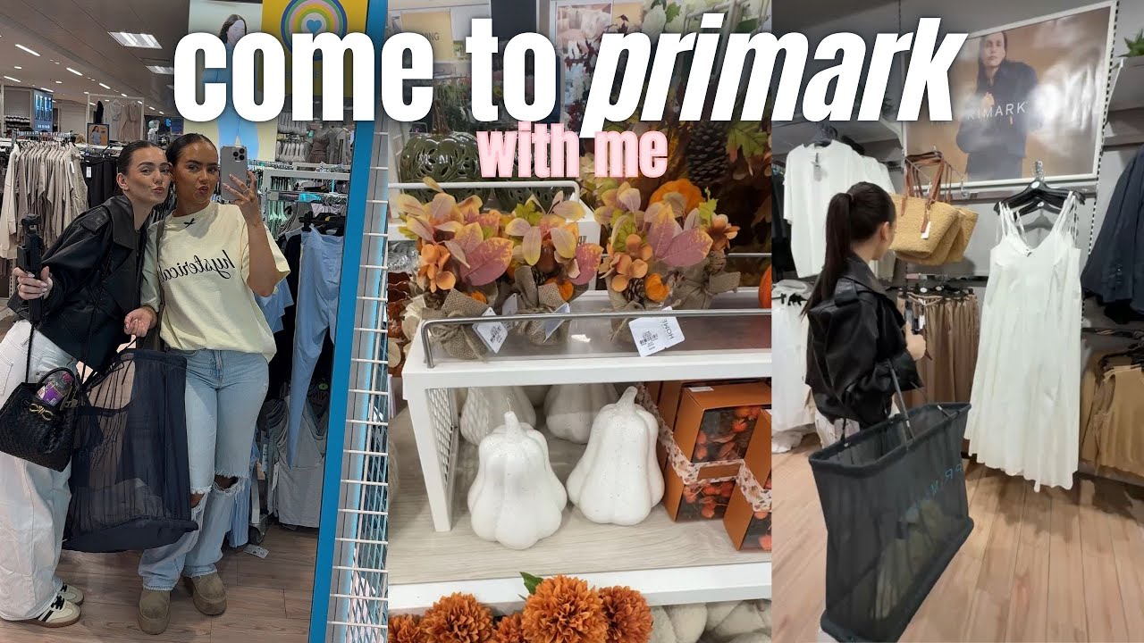  VLOG | come shopping with me to primark 🍁🕯️🧸🤍