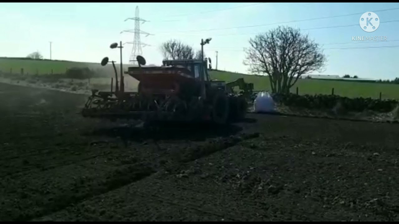 Ford tractor 8730 4mtr krm one pass