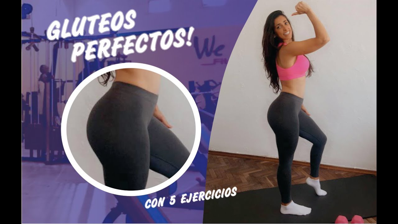 Glúteos grandes y firmes con 5 ejercicios. En casa 🍑💪🏻