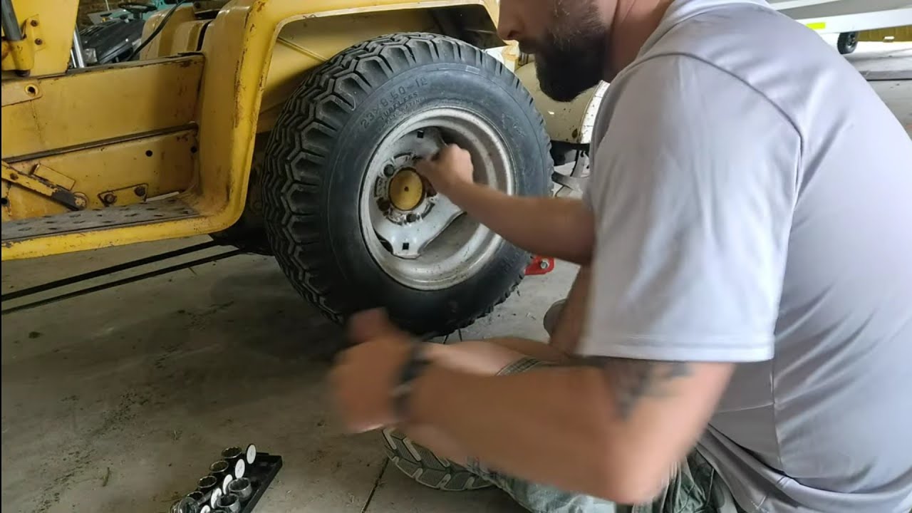 Cub Cadet 127 maintenance, wheel weights in Cub Cadet 129.  moving railroad ties with Cub Cadet 129