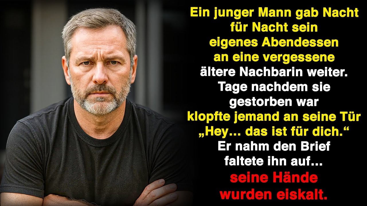 Eine stille Hilfe, eine geschlossene Tür und danach ein Moment, der alles stoppte.