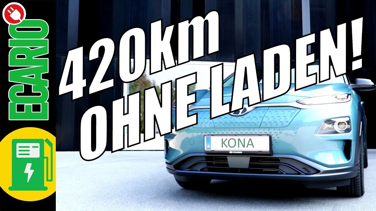 KONA ELEKTRO 420km OHNE LADEN 💚 Wien-München NONSTOP - günstiges E-Auto mit hoher Reichweite