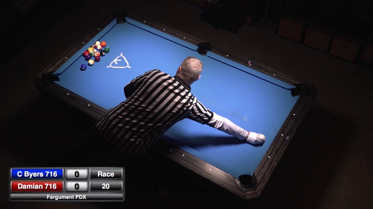 Chris Byers vs Damian Pongpanik (8-Ball, Race to 20)