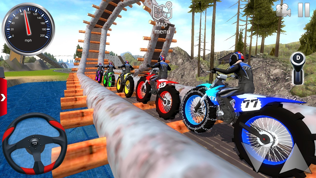 Impossible Bike Mega Stunt Ramp Simulator #2 - Extreme Motocross Dirt Bike Racing - Android GamePlay