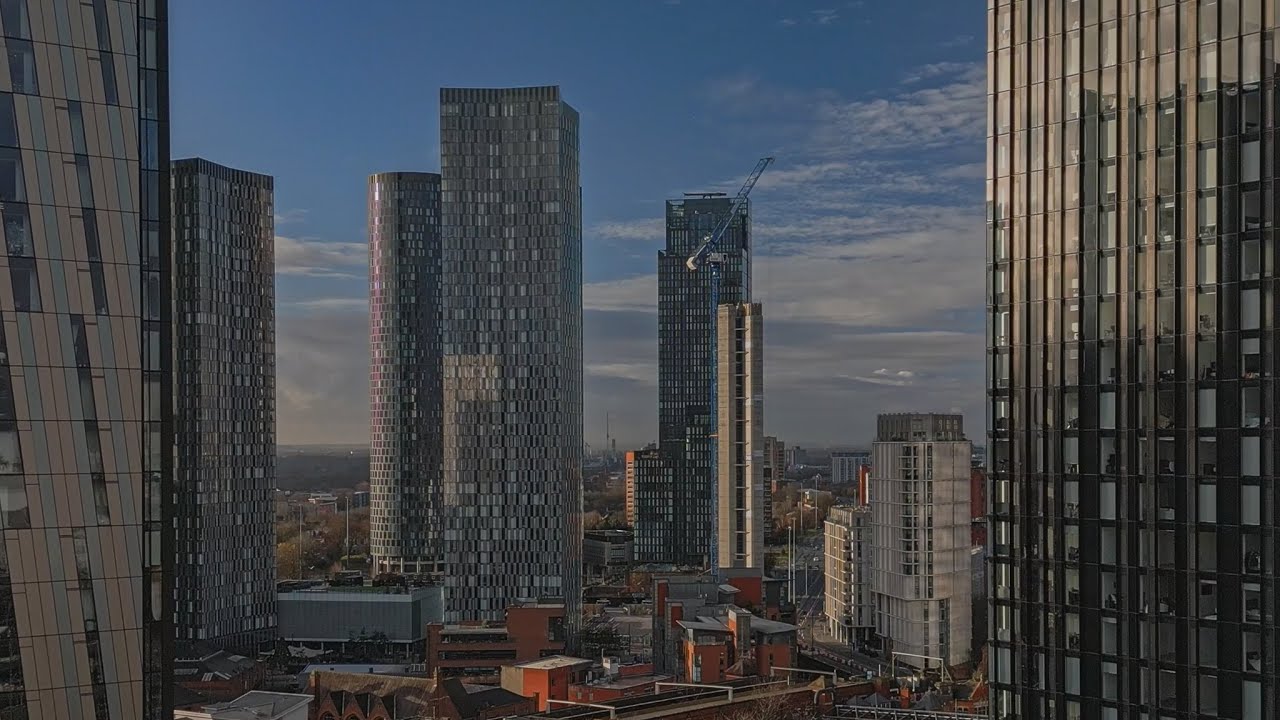 Manchester Morning Twilight.        4K Ultra