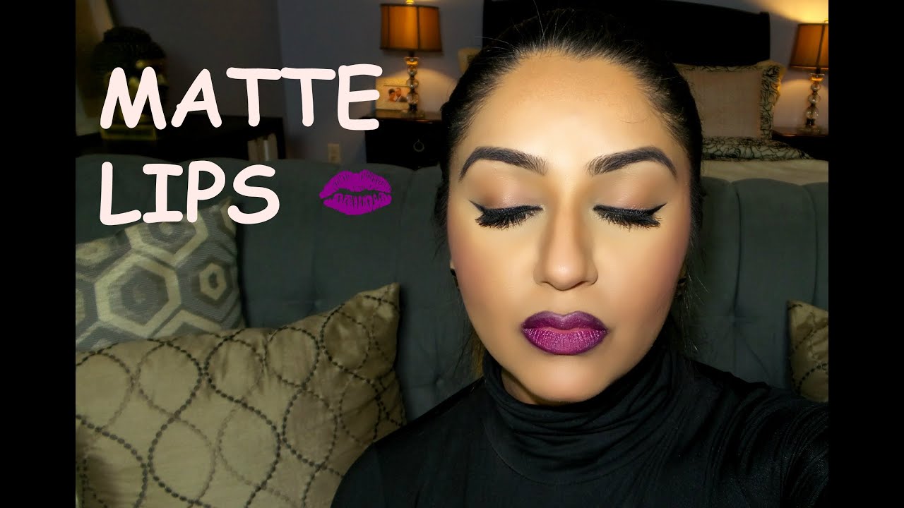 How to get MATTE LIPS ! - DIY