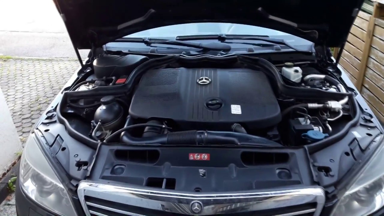 Luftfilter wechseln einbauen tauschen W204 Mercedes C-Klasse