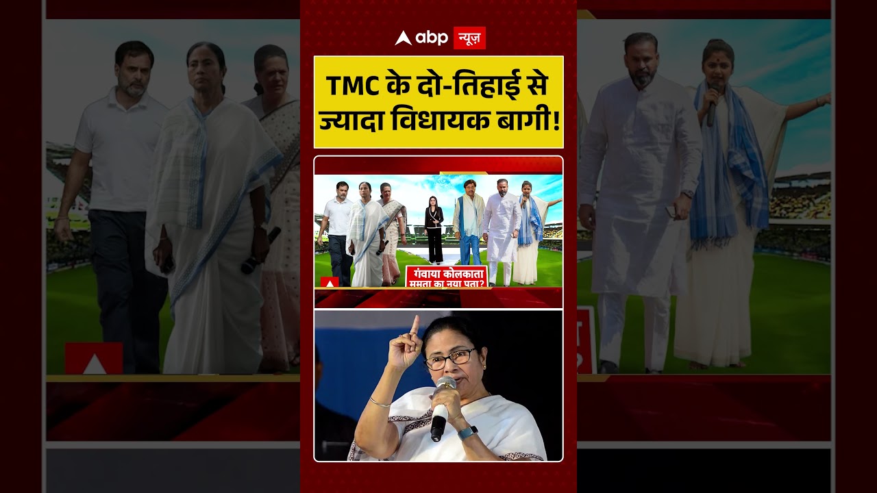TMC Congress Merger : TMC के दो तिहाई से ज्यादा विधायक बागी!  | #rahulgandhi #viralvideo