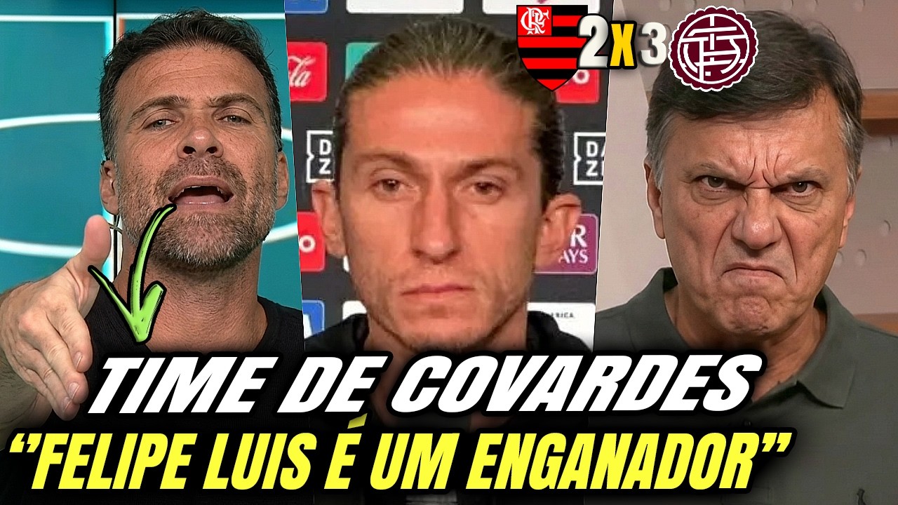 😱PILHADO E MAURO CESAR DETONAM FELIPE LUIS EM MAIS UM FRACASSO DO FLAMENGO CONTRA O LANUS 😱