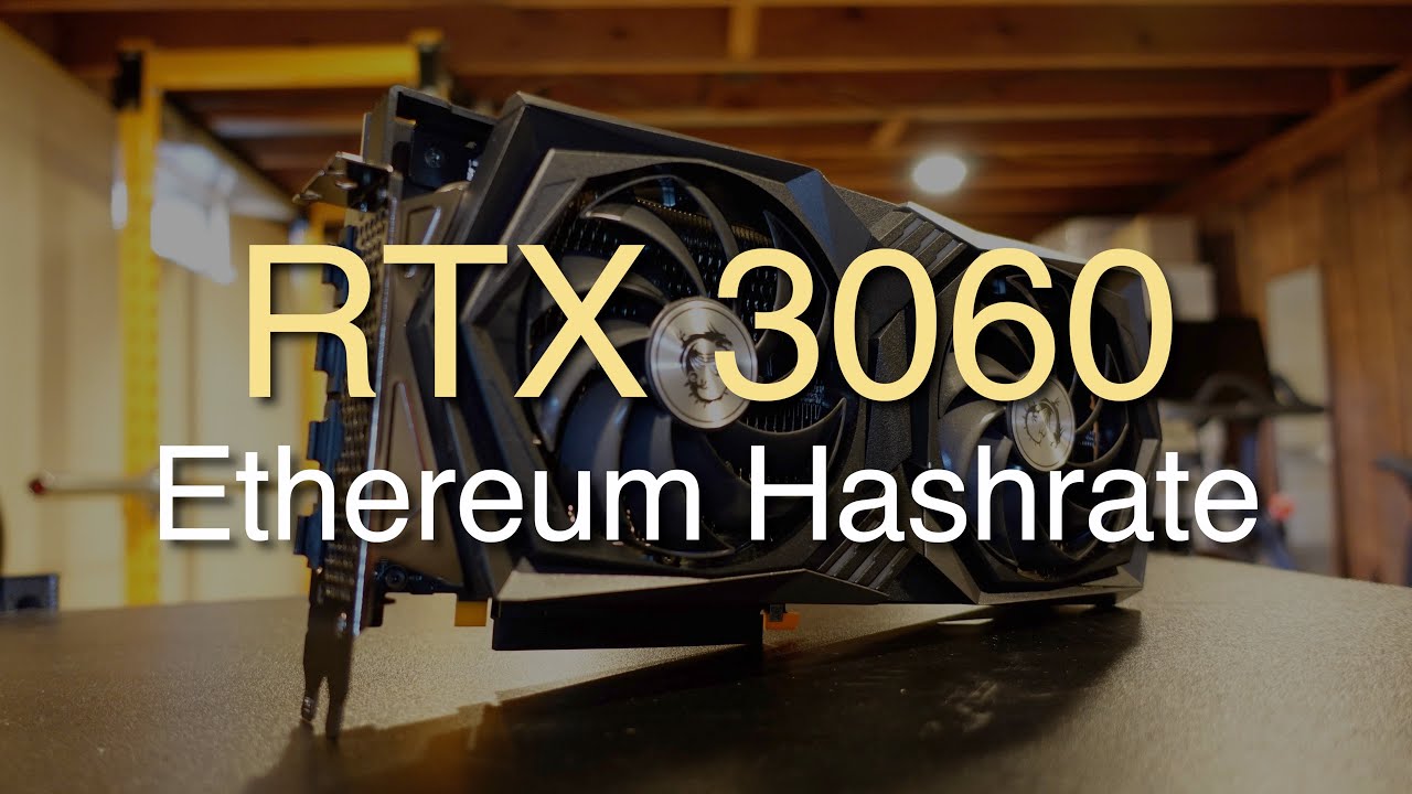 RTX 3060 50 MH/s Ethereum Hashrate