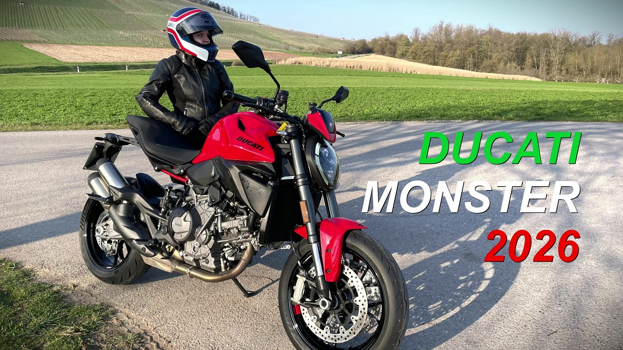 DUCATI MONSTER 2026 - erste kleine Probefahrt