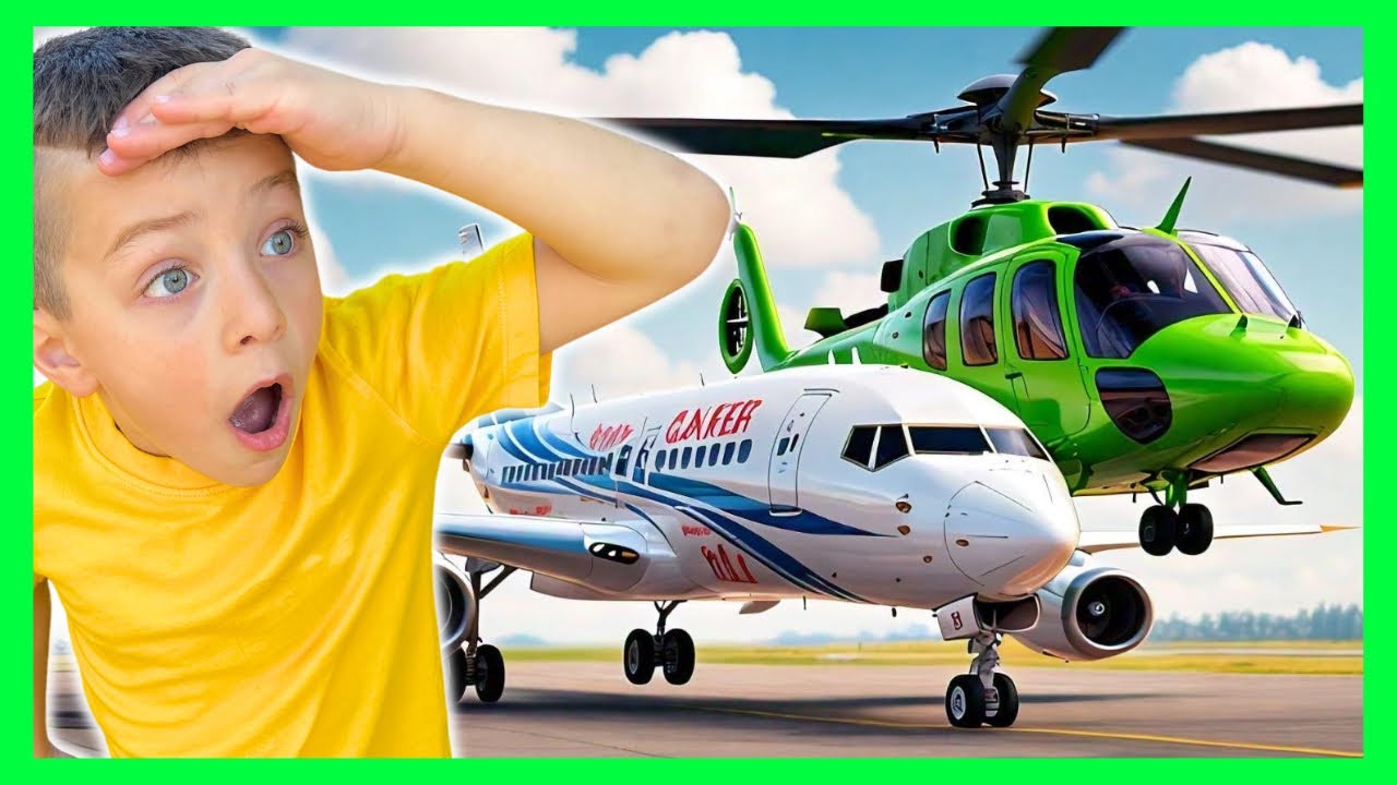 Airplanes, Helicopters and Things that Fly ✈️ Planes for Kids 🚁 Helicopters for Kids