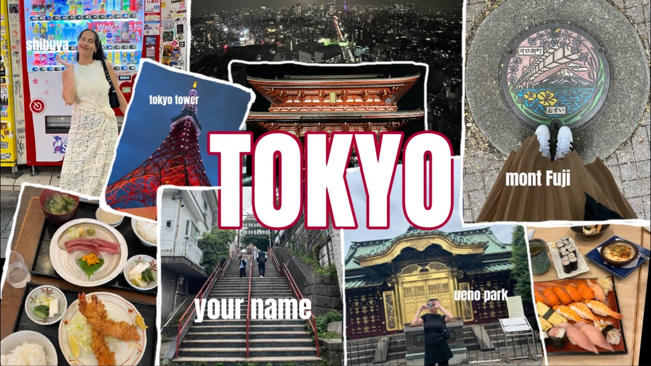 [ VLOG ] le plus beau voyage de ma vie : TOKYO ( your name, mont Fuji, ueno park , shibuya..)