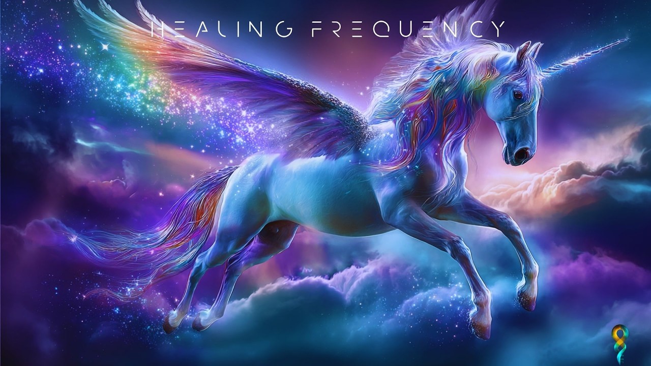 852 Hz 🦄 Purple Light Unicorn 👁️ Opening the Third Eye • Connecting with Blessings and Divine Energy
