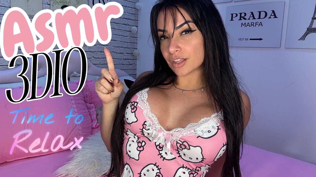 ASMR 3Dio Fluffy Ear Massage 🤍 Hand Sounds & Soft Mouth Sounds (Very Tingly)
