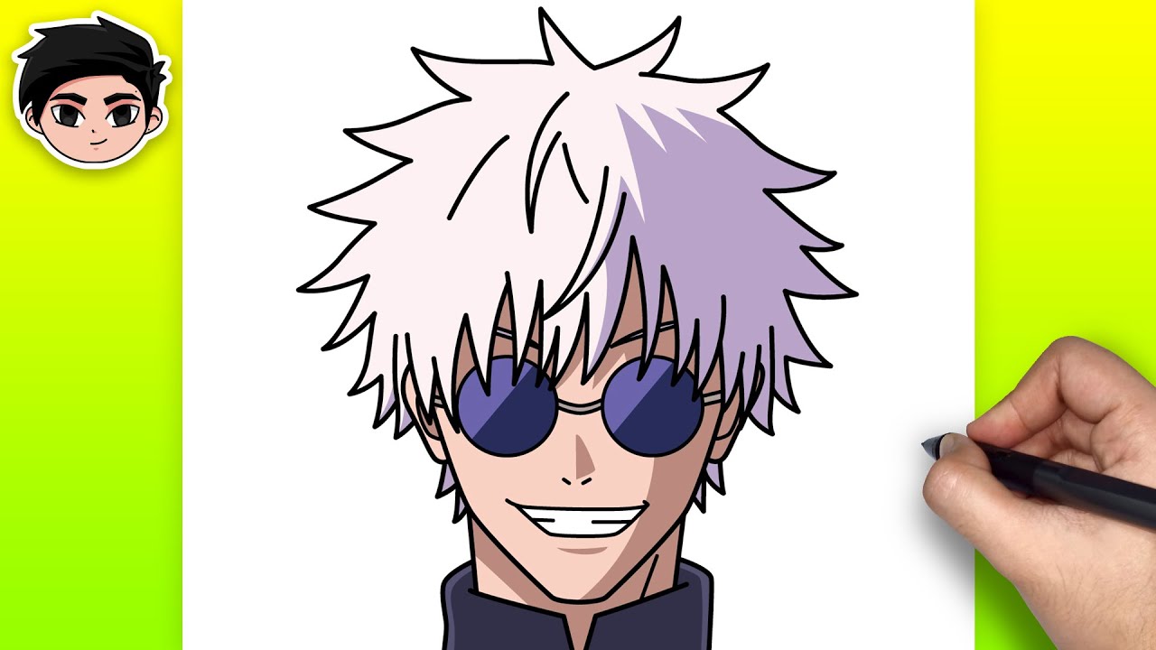How To Draw GOJO SATORU | Jujutsu Kaisen - Easy Tutorial