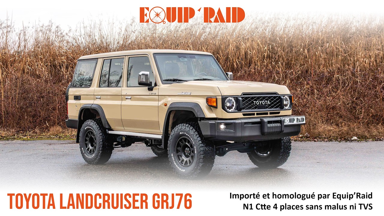 Présentation d'un Toyota GRJ76 importé et transformé par Equip'Raid - Homologation N1 Ctte, 4 places