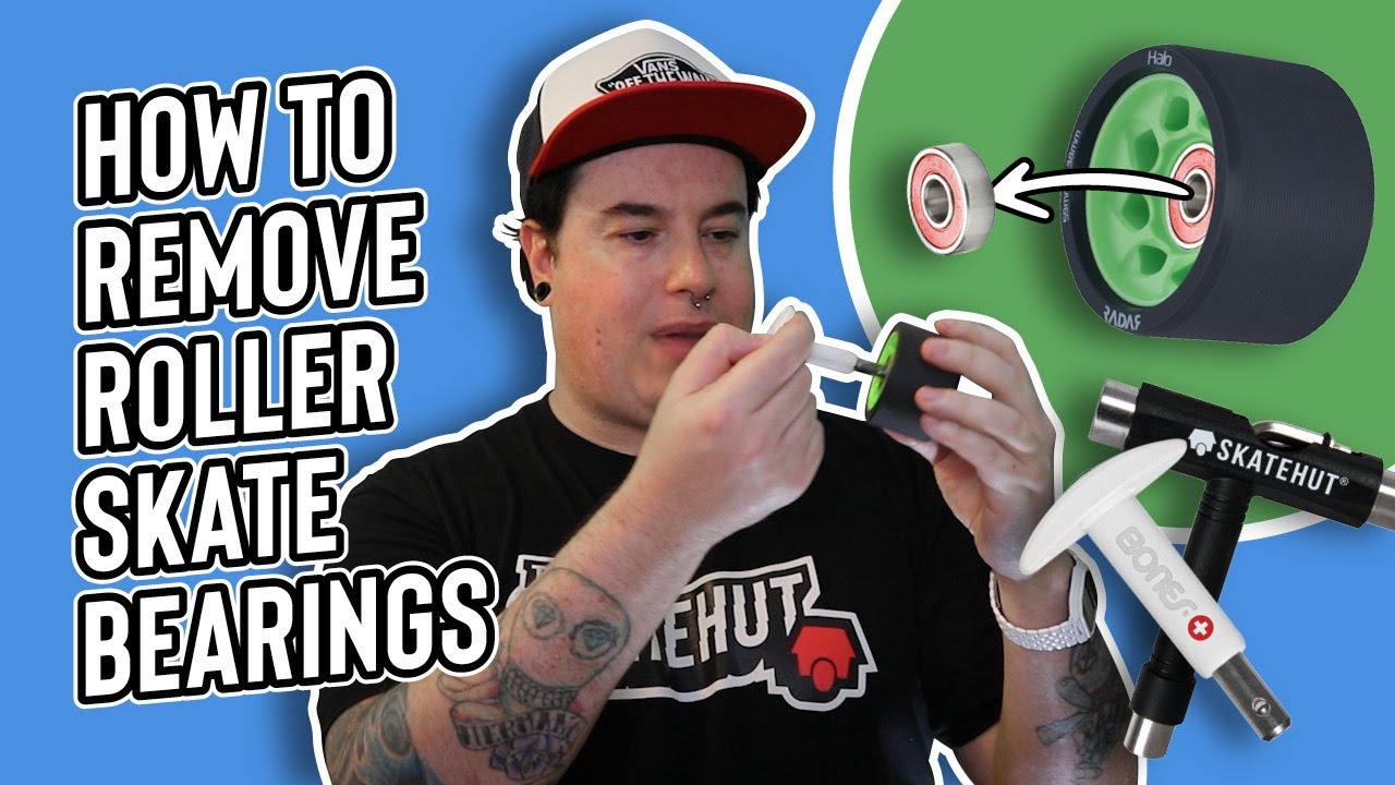 HOW TO REMOVE AND INSERT ROLLER SKATE BEARINGS - SKATE MAINTENANCE