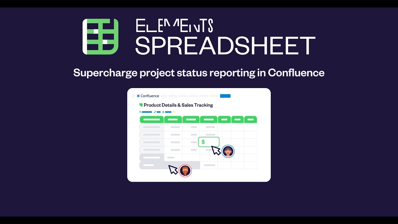 How to supercharge project status reporting in Confluence | Elements Spreadsheet