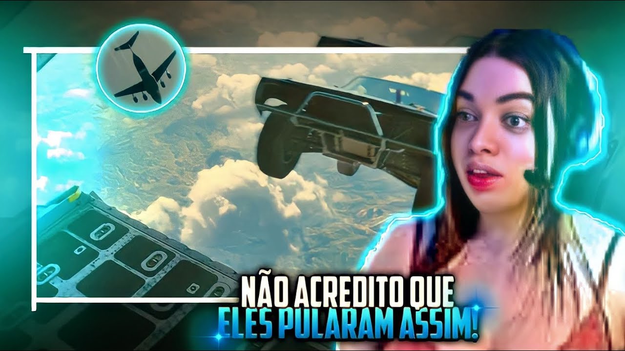 DOM E EQUIPE SALTANDO DE CARRO DO AVIÃO KKKK - Velozes e Furiosos 7 [CORTE DA LIVE]