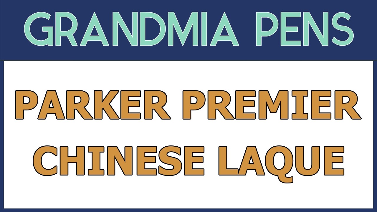 Перьевая ручка Parker Premier в китайском лаке