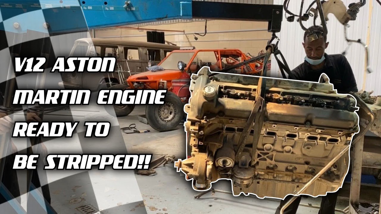 Removing the engine on my V12 Aston Martin Rapide - EP06