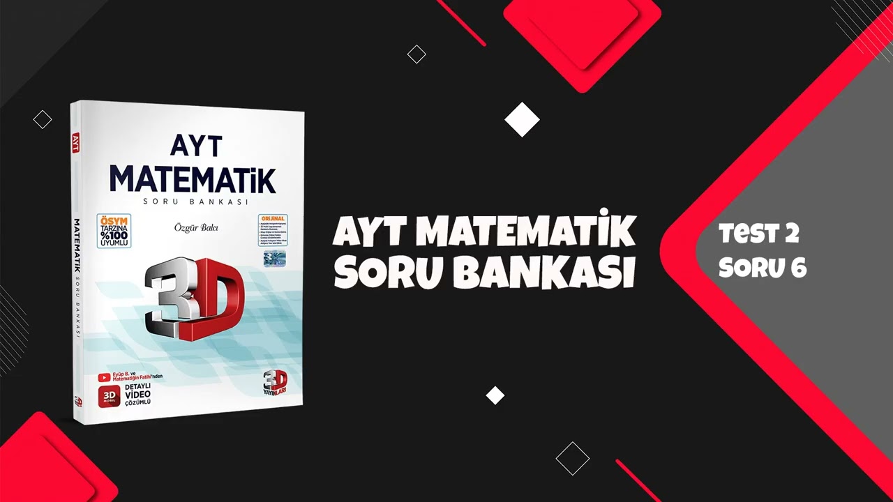 3D AYT Matematik Polinomlar Test 2 Çözümleri