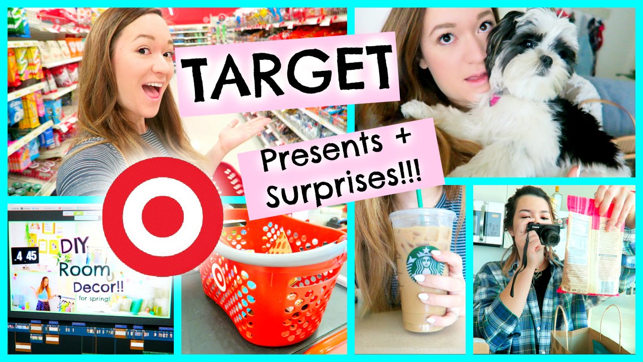 SHOPPING AT TARGET | SURPRISES + PRESENTS!!