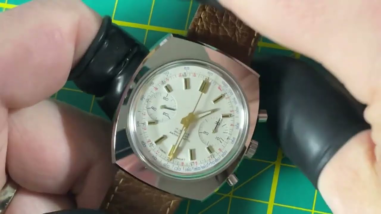 Project Watch - a parts build!  Chronograph - Valjoux 7733 - NOS case / dial