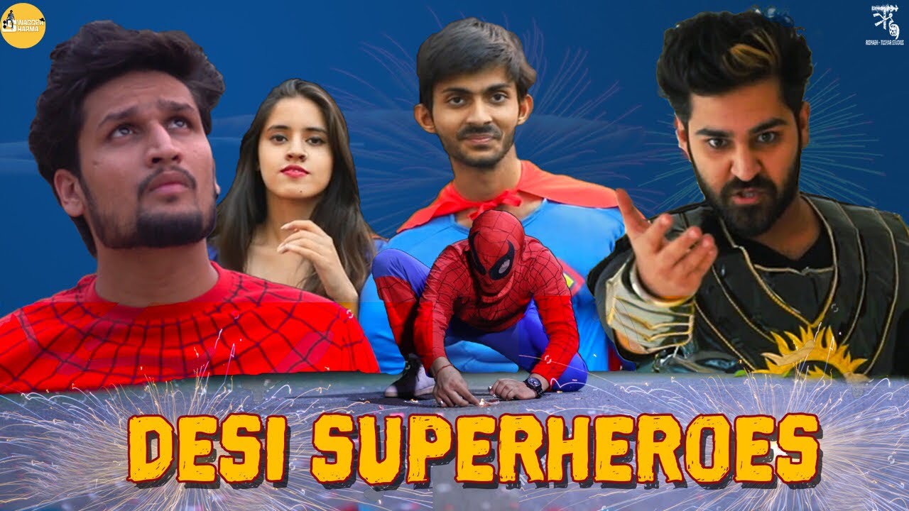 Superheroes celebrating Diwali || feat. Hunny Sharma | Sushant Maggu || Swagger Sharma