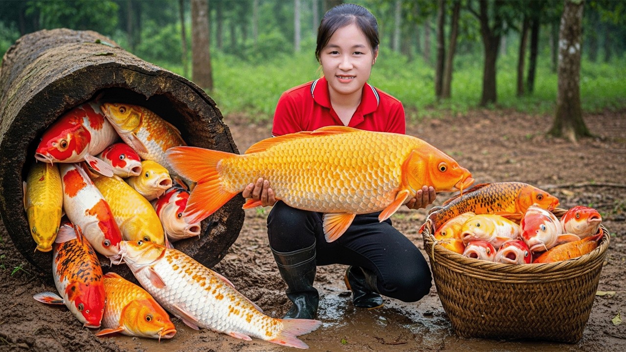 FULL VIDEO of Harvesting 1000+ Mutant Hybrid KOI Fish Brought to Market | GIANT Koi Fish Harvest