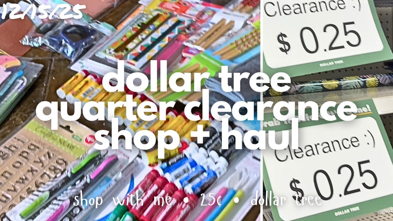 Покупки со мной в Dollar Tree во время распродажи товаров со скидкой 1/4 доллара; подборка товаро...
