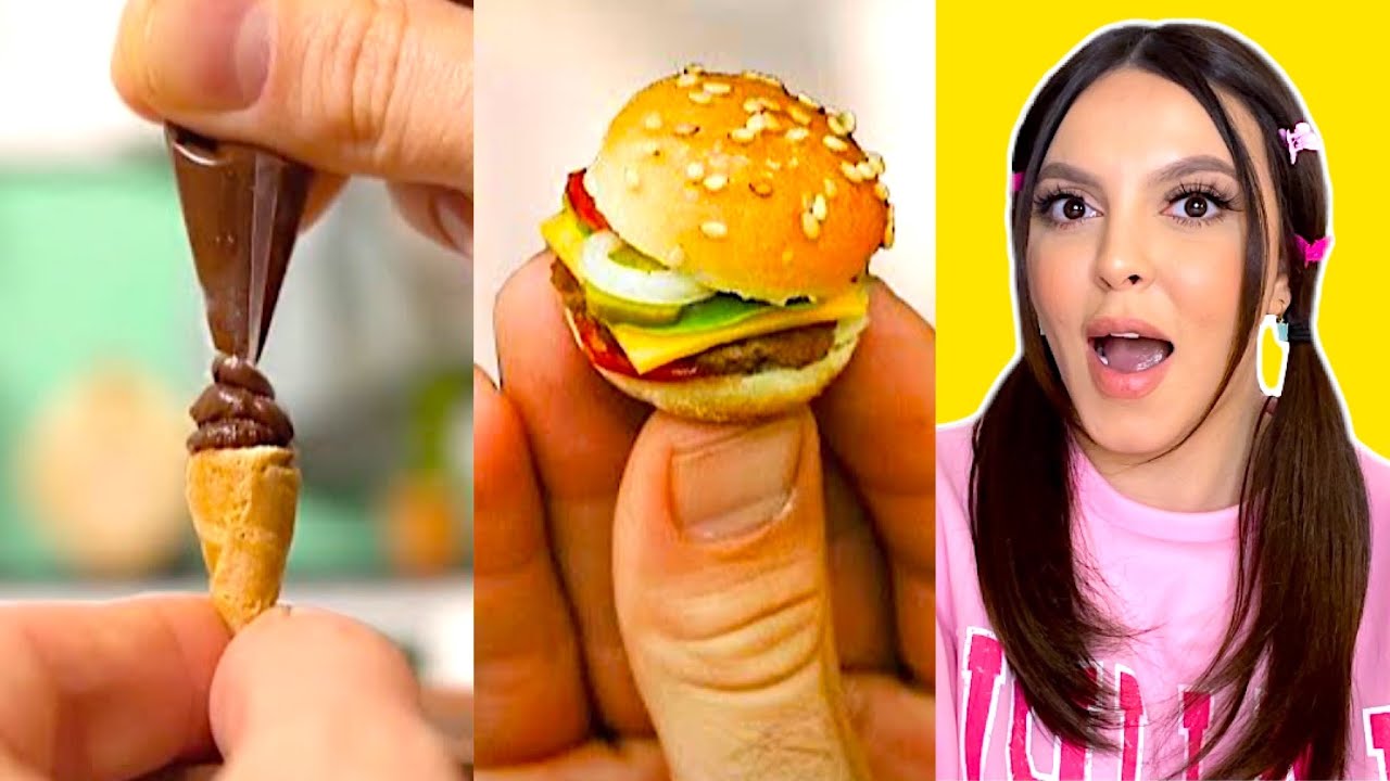 أكلت أصغر أكل في العالم لمدة 24 ساعة!!😱 *أصعب تحدي*🥲💔