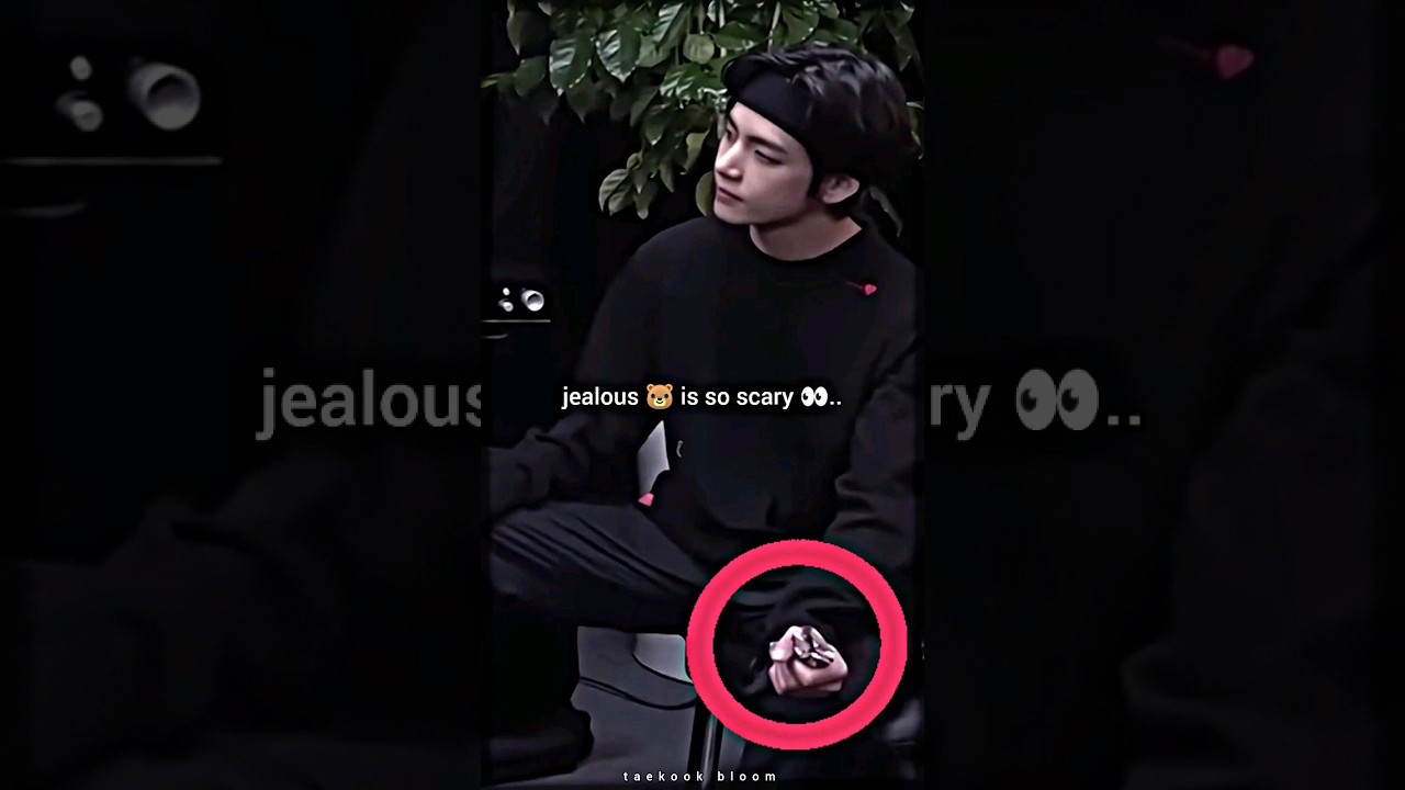 Taehyung got jealous over Jungkook and Jimin interaction 😳‼️ He so scary #shorts #taekook #ytshorts