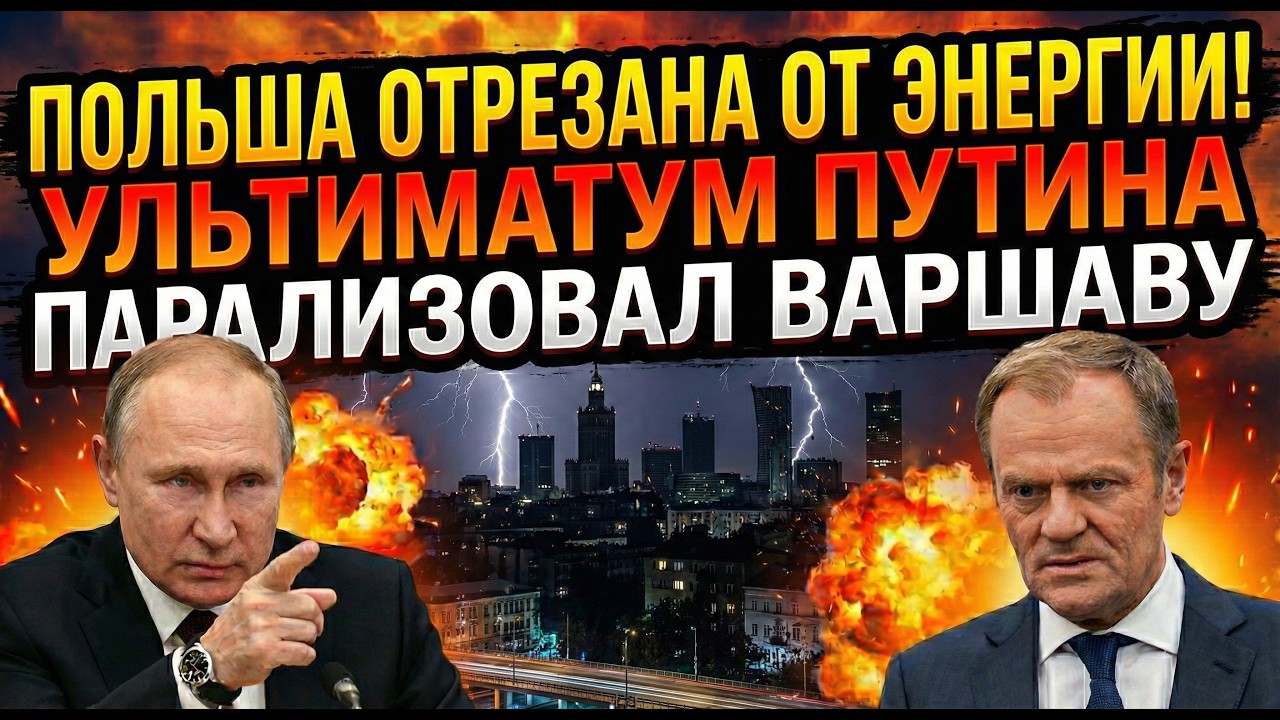 ПОЛЬША ОТРЕЗАНА ОТ ЭНЕРГИИ! Ультиматум Путина парализовал Варшаву