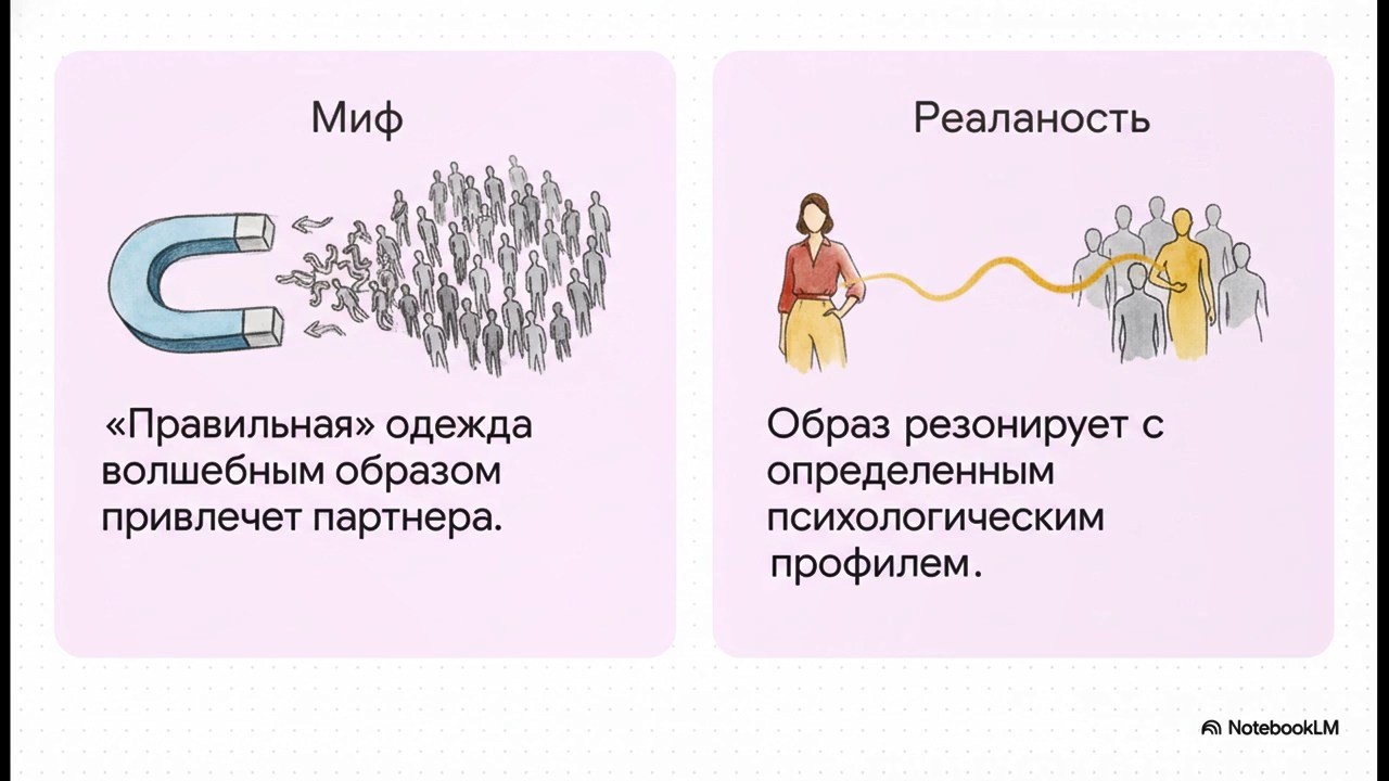 Одежда «выдающая замуж» не существует. Что работает на самом деле