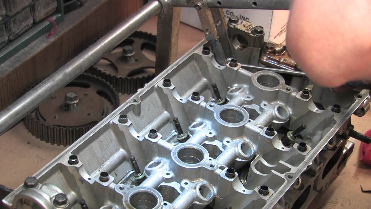 Cylinder Head 104 - Remove Valves & Springs