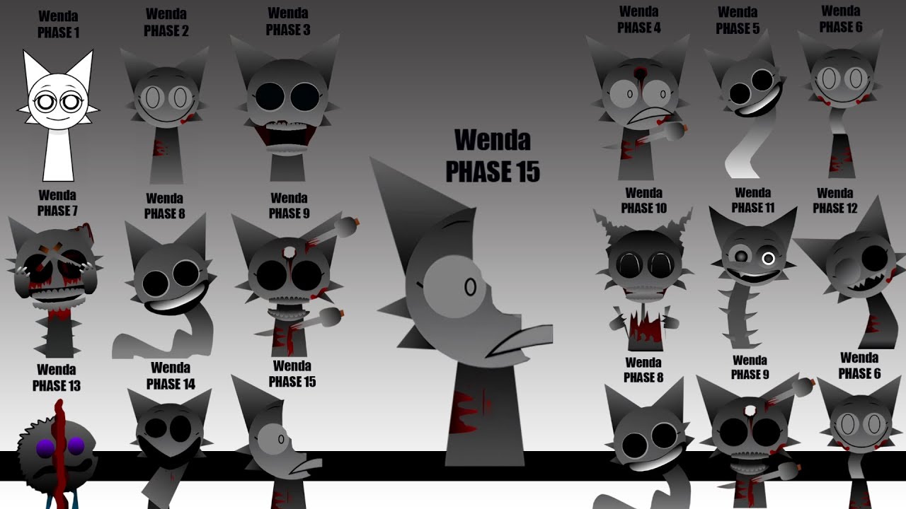 ЭВОЛЮЦИЯ SPRUNKI VENDA ФАЗА 1 - 15 🔥🔥🔥 | ПРУЖИНЫ INCREDIBOX