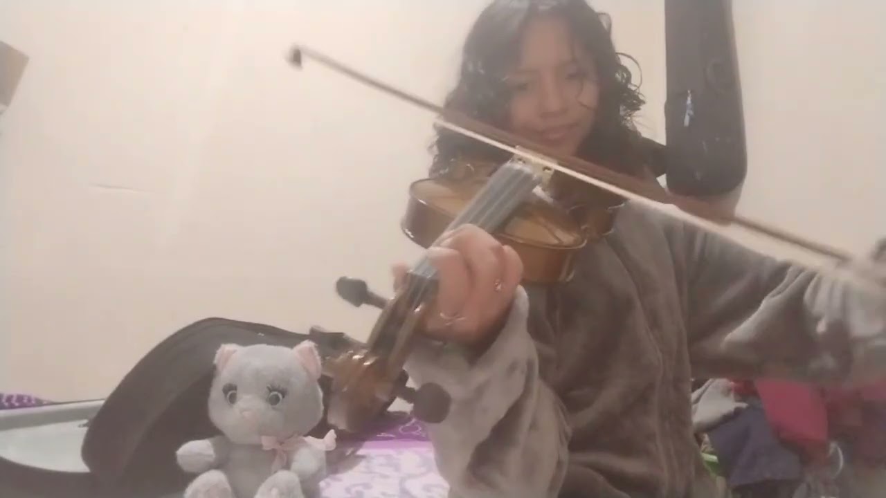 Acompaña a mi aprendizaje de violín 🎻 🌸 #violin #youtube #comienzo #primervideo #aprendizaje