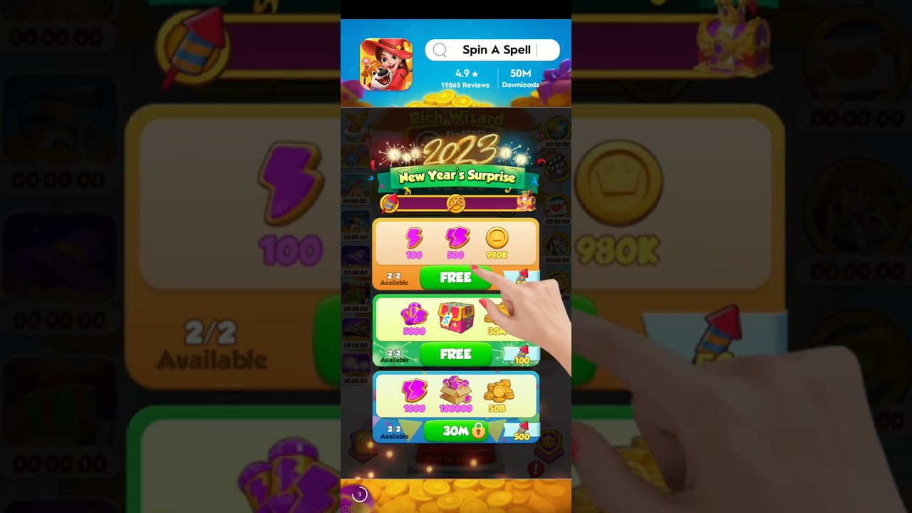 Spin A Spell #FakeGameplay #CoinMaster