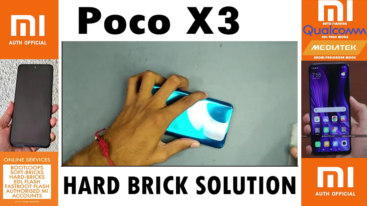 Xiaomi Poco X3 Pro Hard Brick l Poco X2 Unbrick | Poco X3 |  Edl Authorized Account