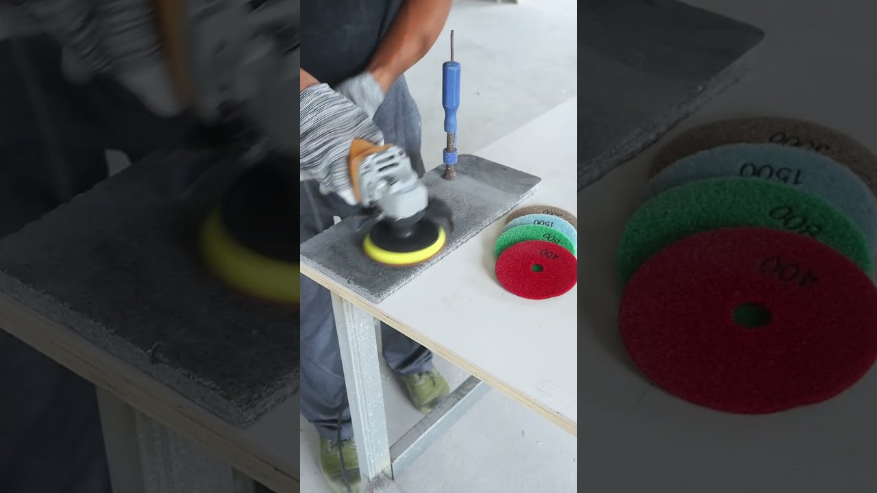 Granite Polishing &ndash; Smooth Like New!#polishing  #granite