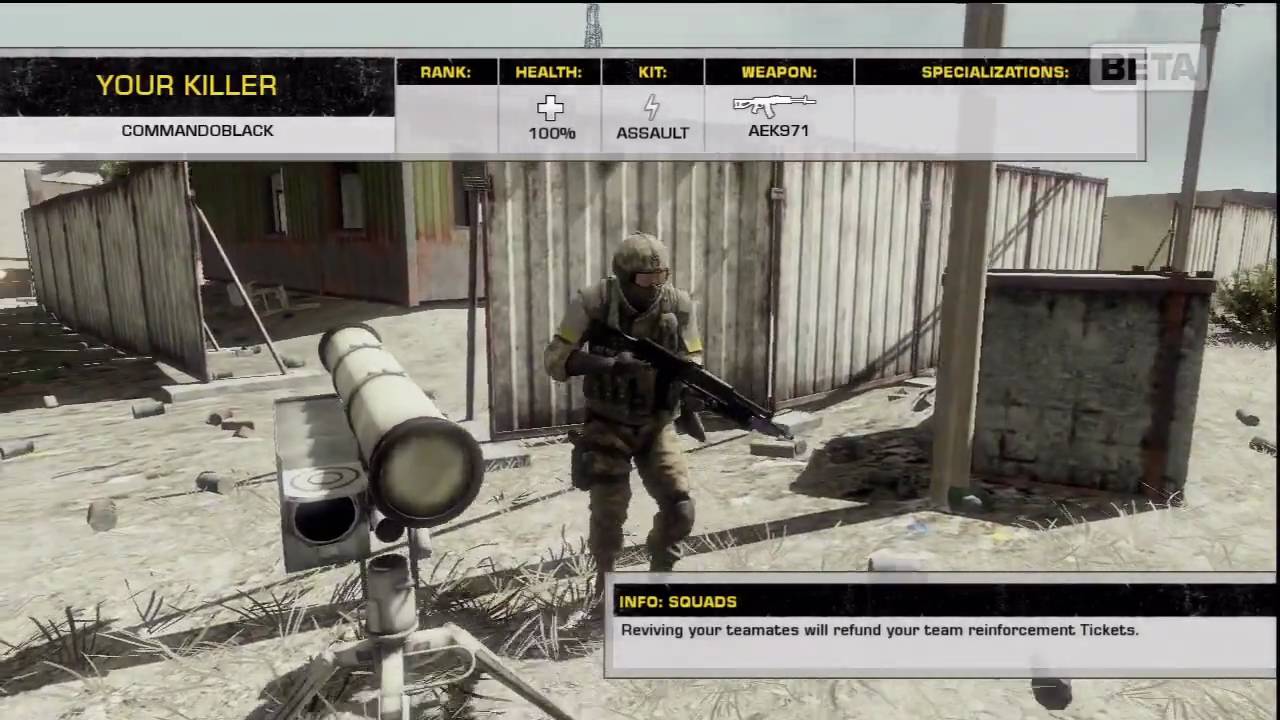 Battlefield: Bad Company 2 beta HD gameplay