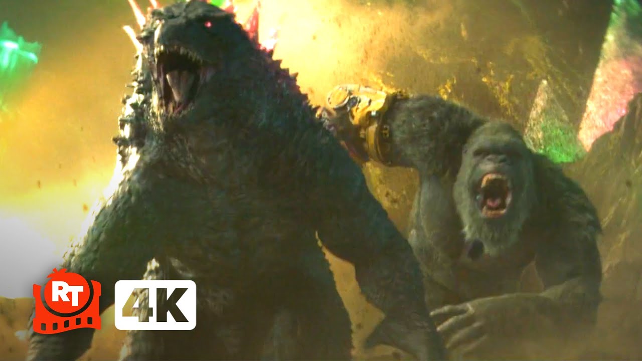 Godzilla x Kong: The New Empire (2024) 4K - Giant Monster Battle Royale! | Movieclips