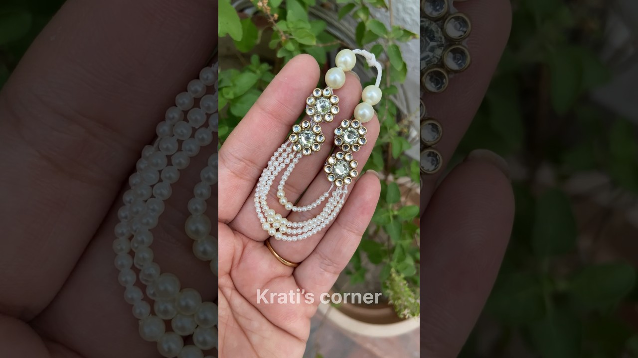 How to make jewellery 🌸 for Laddu Gopal ji 🙏🏻 at home 🏠 #shorts #laddugopal #diy #youtubeshorts