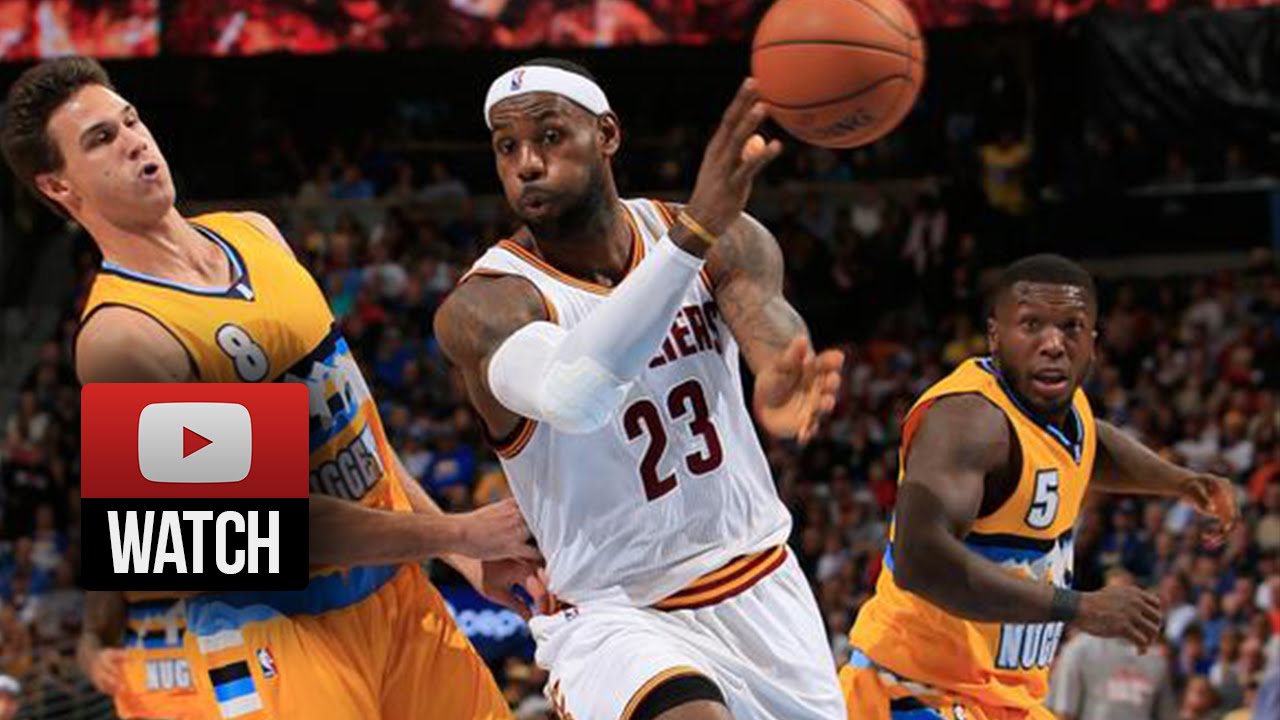 Lebron James Full Highlights at Nuggets (2014.11.07) - 22 Pts, 11 Ast, Great Passing!