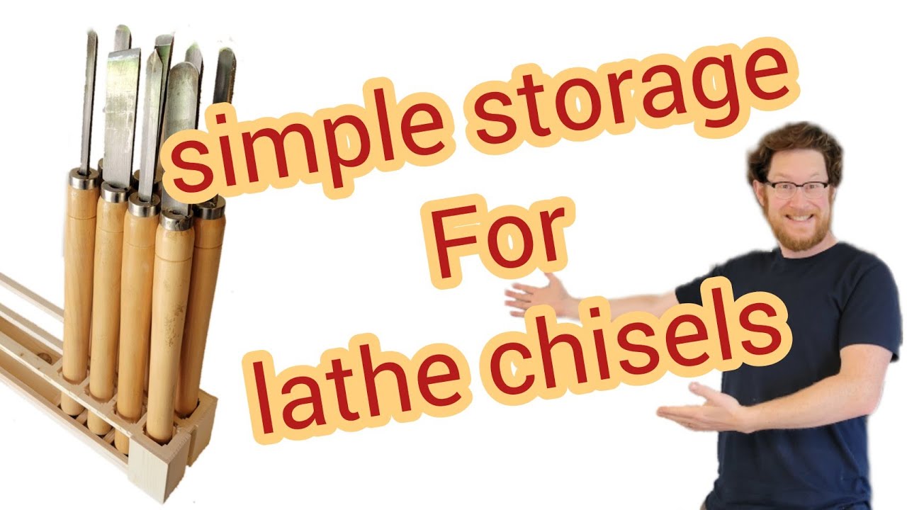 Simple storage for lathe chisels