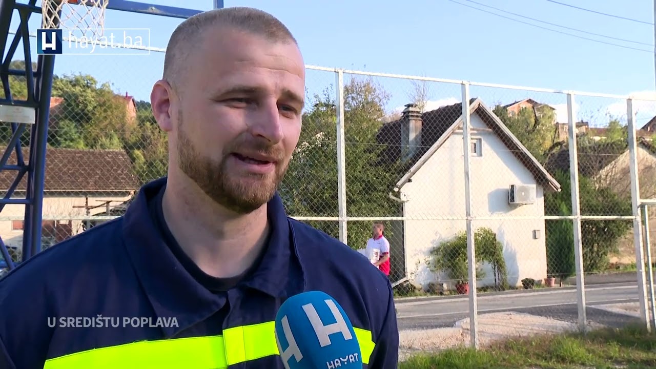 U SREDIŠTU POPLAVA: VATROGASAC ALMIN ĐELMO - BIO SAM PRESRETAN KADA SMO SPASILI DVIJE DJEVOJČICE